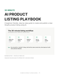 30-Minute AI Product Listing Playbook